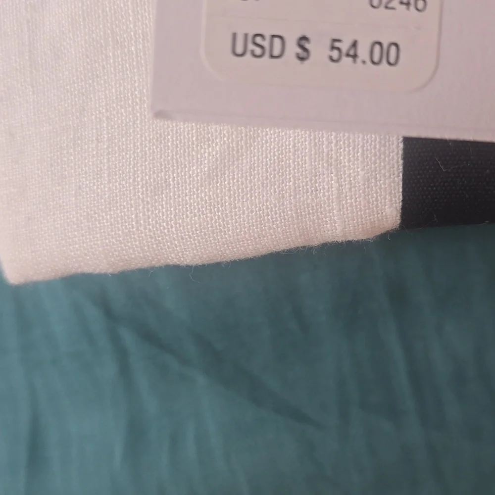 ❤️BUY 2 GET 1 FREE European Flax Linen Pillowcases, Size Standard, Color White
